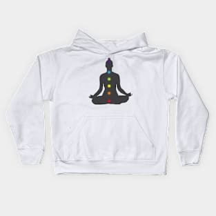 Chakra Colors, Meditation Kids Hoodie